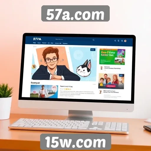 Análise da interface do usuário do site 57a.com